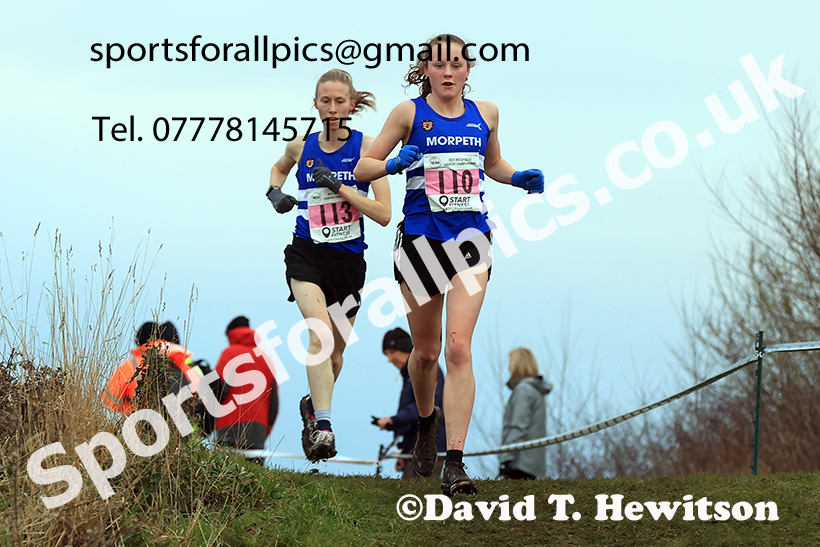 Senior womens 2024 NECAA Cross Country Champs., Temple Park, South Shields. Photo: David T. Hewitson/Sports for All Pics